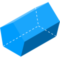 Cuerpo geométrico: prisma base pentagonal